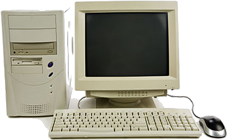 Picture of older style computer