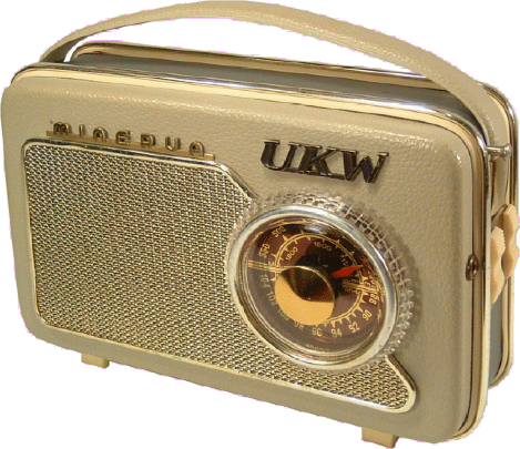 Picture of old Minerva transistor radio