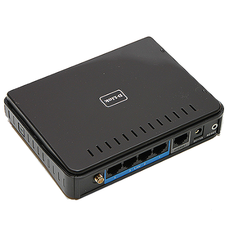 Picture of a computer D-Link router