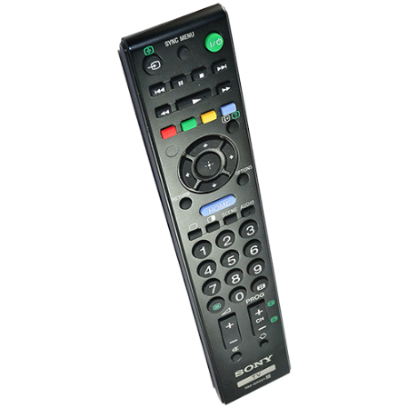Picture of a SONY TV remote control
